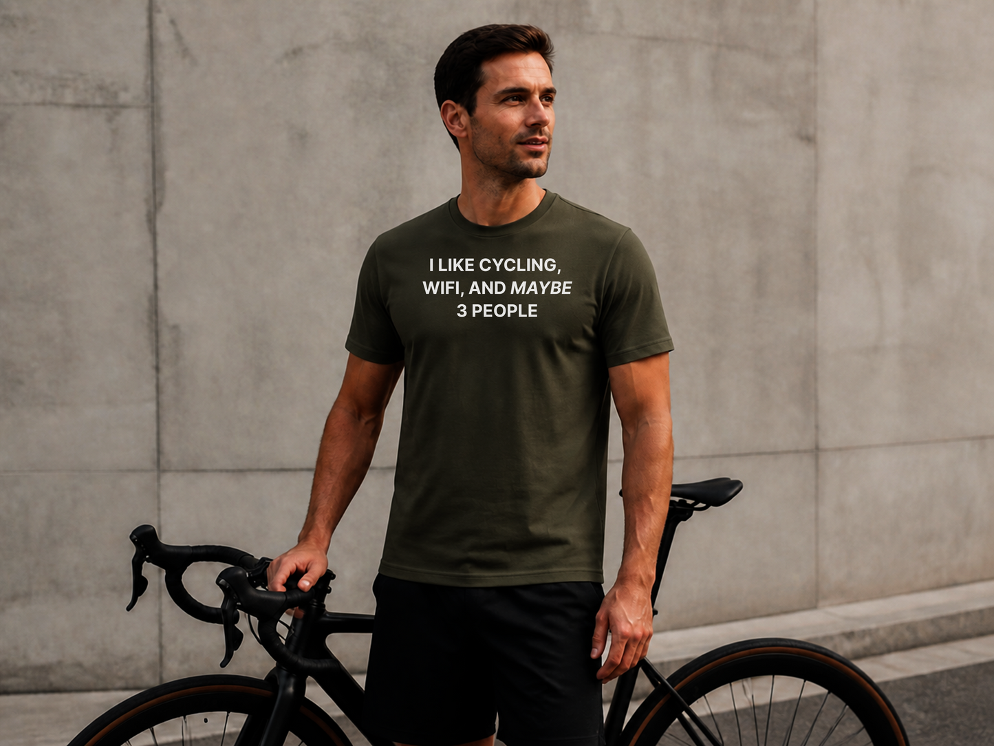 I LIKE CYCLING, WIFI, AND MAYBE 3 PEOPLE