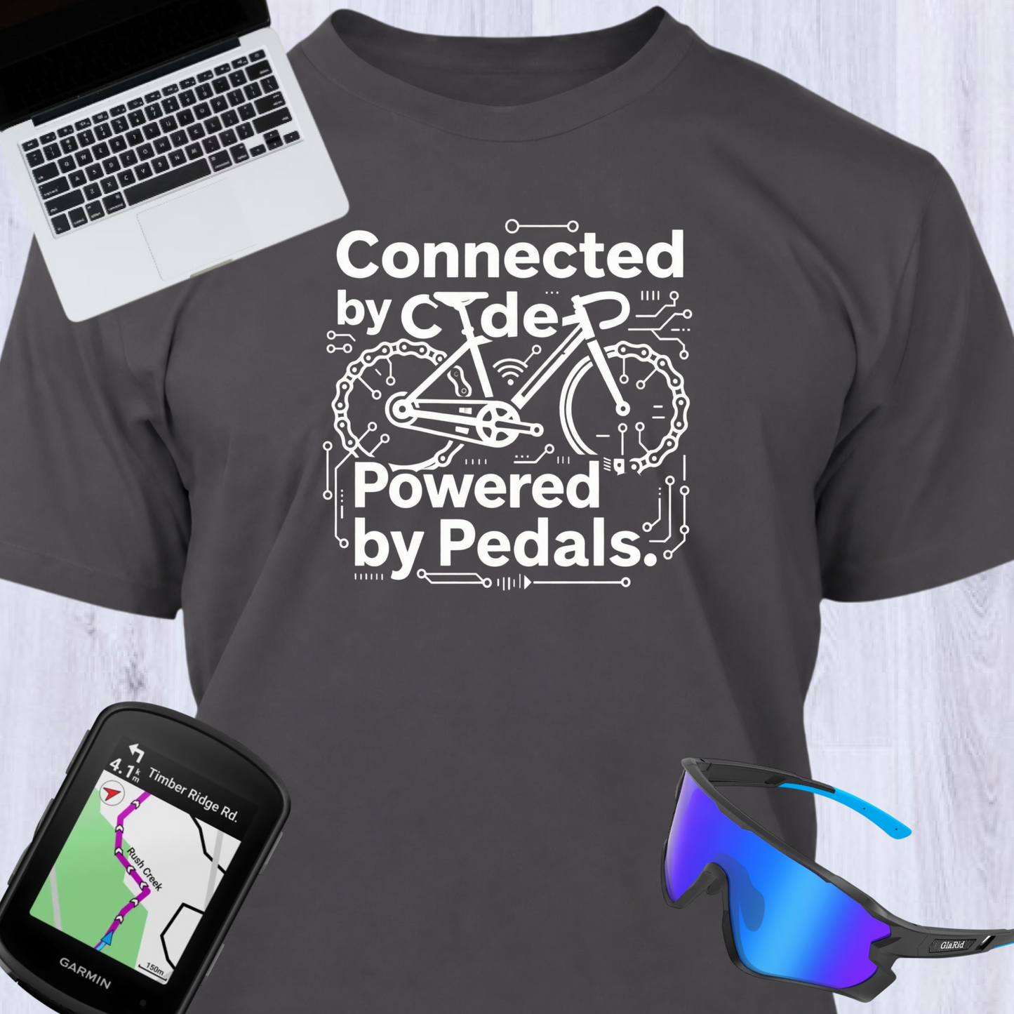 CONNECTED BY CODE POWERED BY PEDALS