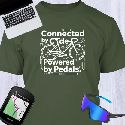 CONNECTED BY CODE POWERED BY PEDALS