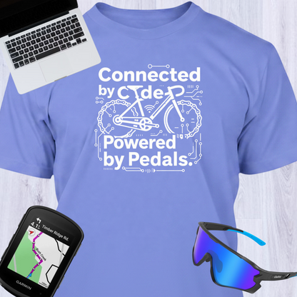 CONNECTED BY CODE POWERED BY PEDALS