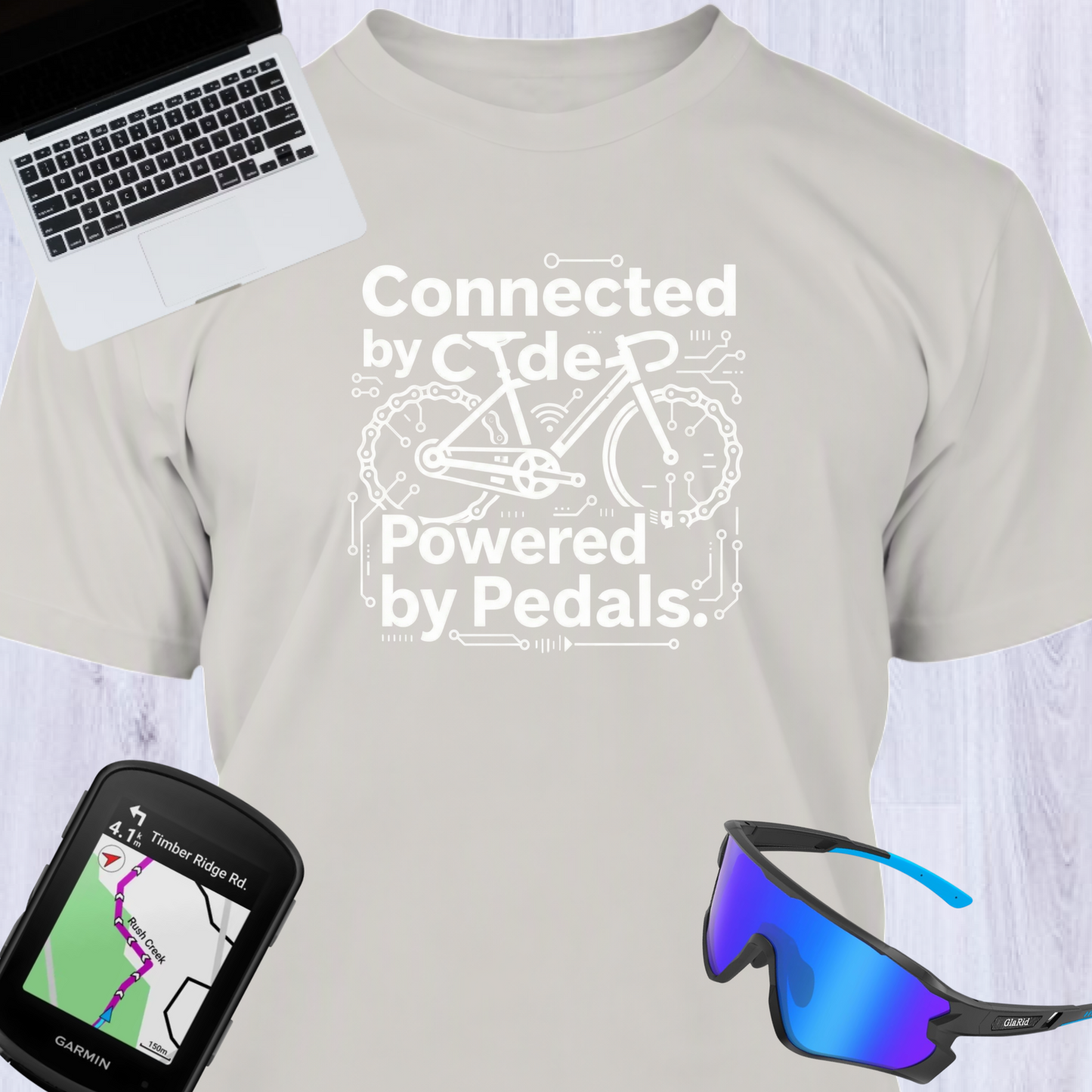 CONNECTED BY CODE POWERED BY PEDALS