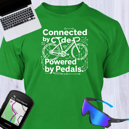 CONNECTED BY CODE POWERED BY PEDALS