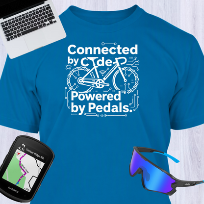 CONNECTED BY CODE POWERED BY PEDALS