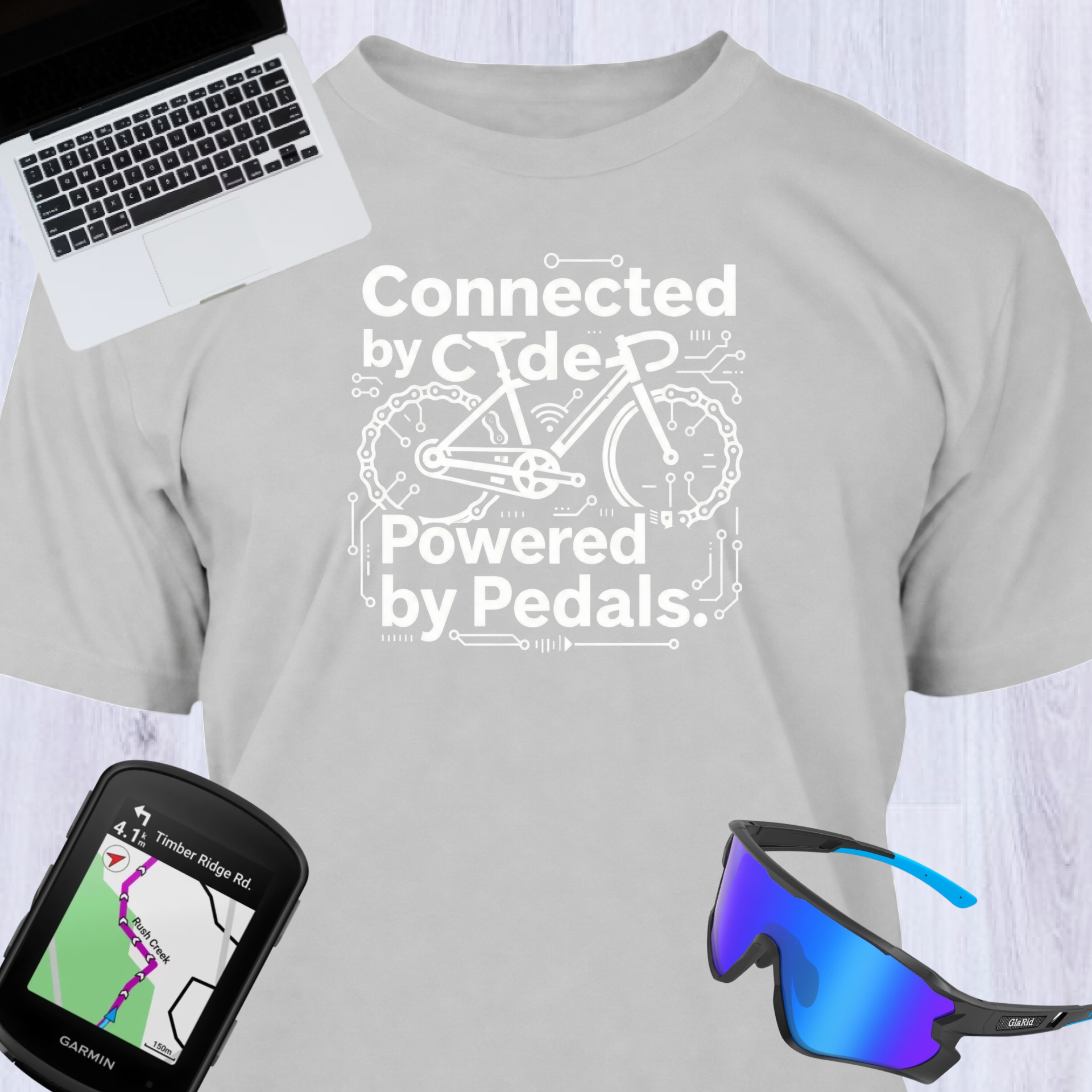 CONNECTED BY CODE POWERED BY PEDALS