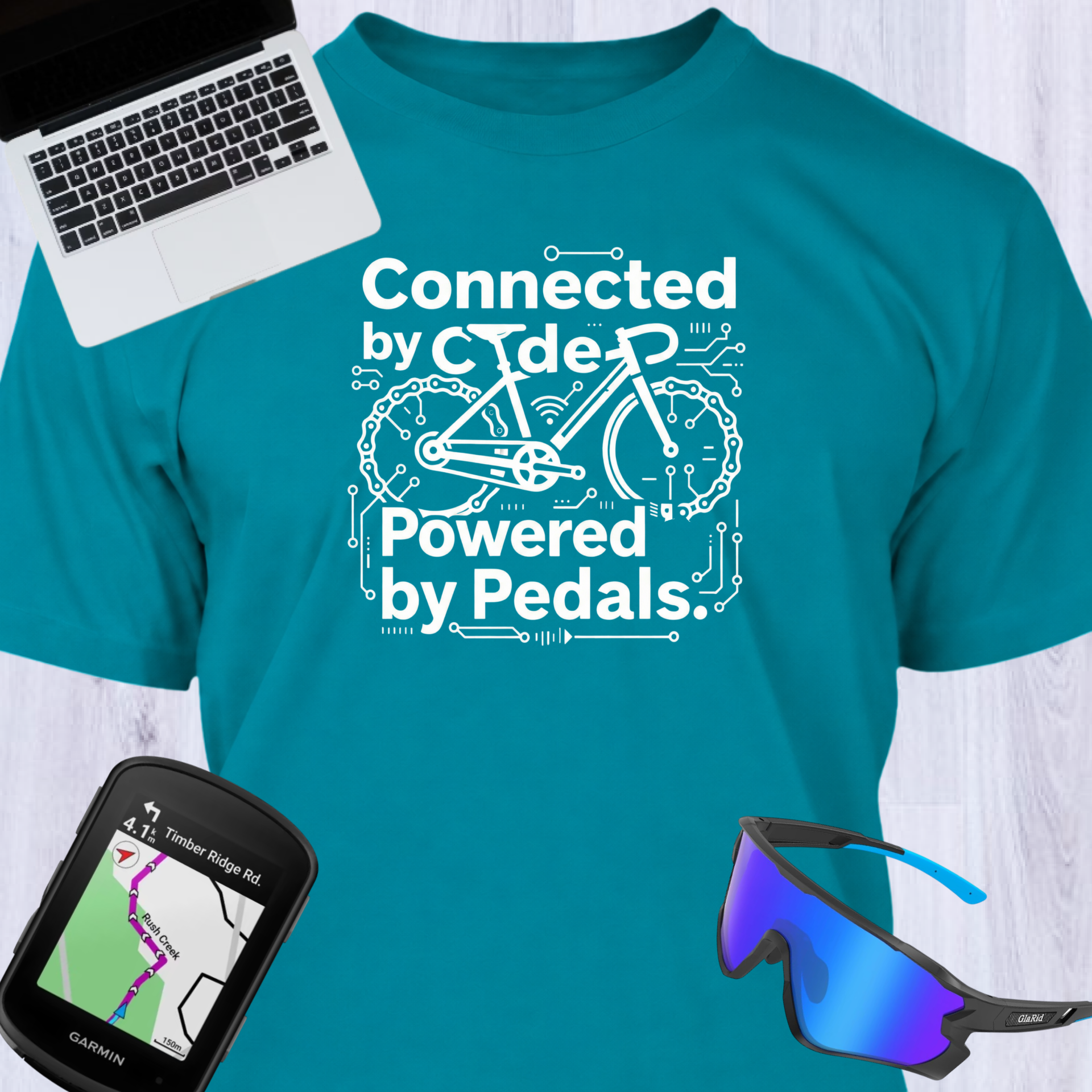 CONNECTED BY CODE POWERED BY PEDALS