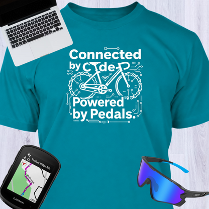 CONNECTED BY CODE POWERED BY PEDALS